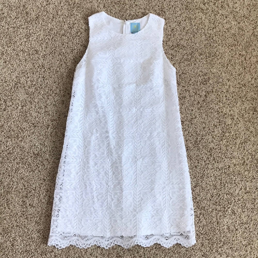 White lace dress